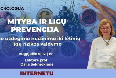 Mityba ir ligų prevencija: nuo uždegimo mažinimo iki lėtinių ligų rizikos valdymo - Event image